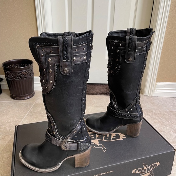 Freebird CORMAC Black Boots NIB Size 8 - Picture 6 of 14